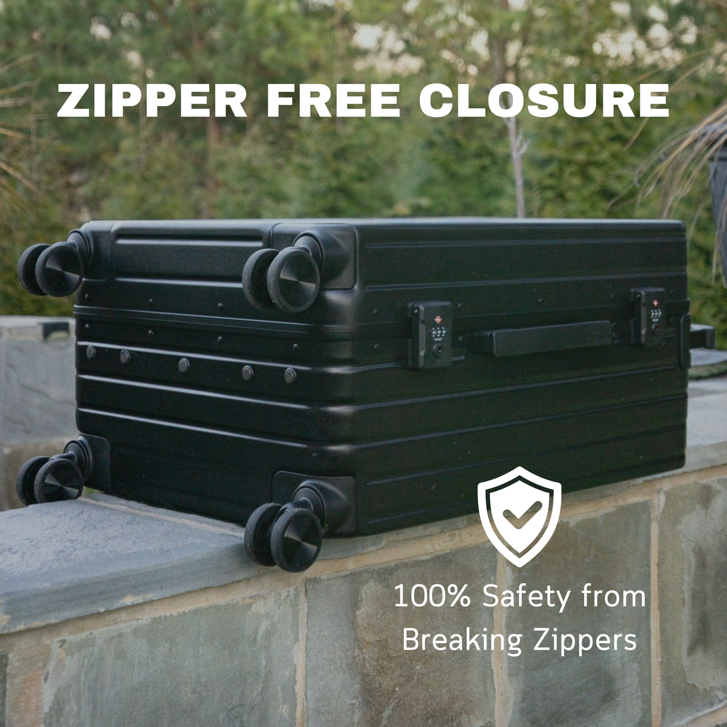 Zipper-Free Design Wide Handle Luggage 26 Inch