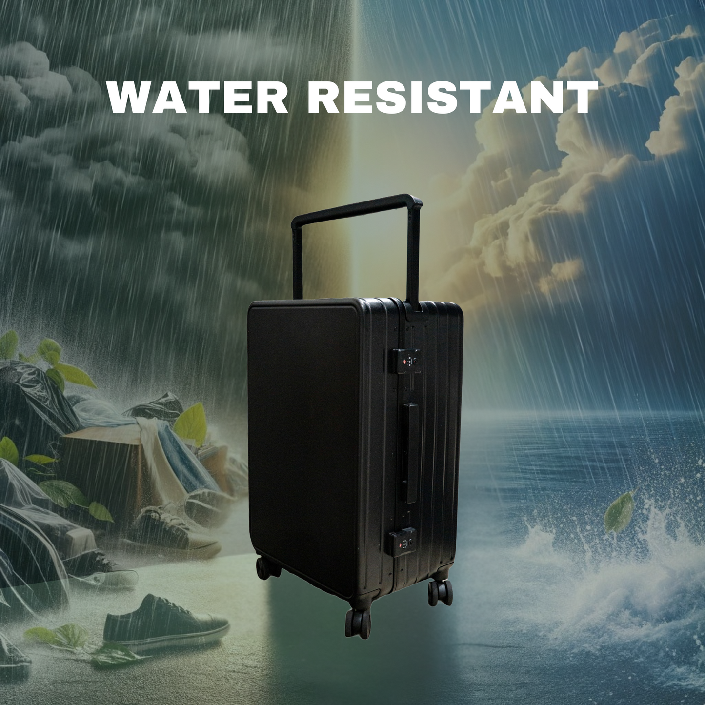 Zipper-Free Design Wide Handle Luggage 26 Inch